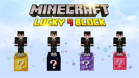 100 Hari Di Minecraft Tapi Lucky 4 Block .